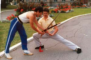 photo: Sifu Tong instructing a student