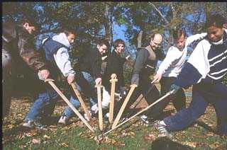 Photo of students - swords